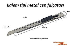 FALÇATA KÜÇÜK METAL MAKET BIÇAĞI KÜÇÜK BIÇAKLI