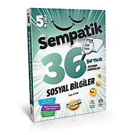5. SINIF SOSYAL BİLGİLER SEMPATİK 36 HAFTALIK KAZANIM DENEMELERİ 2025 ÜNLÜLER KARMASI