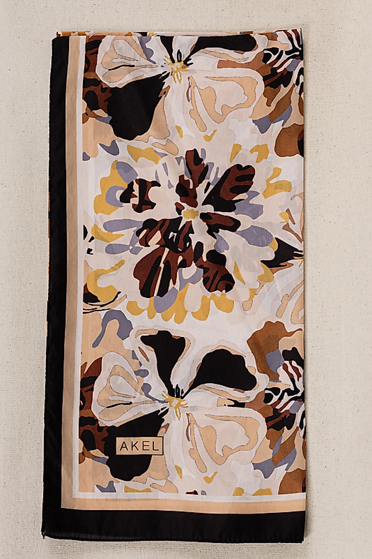 DESENLİ FRANSIZ İPEĞİ EŞARP DESEN-4