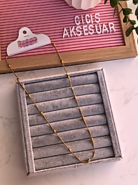 Çelik Gold  Uzun Kolye