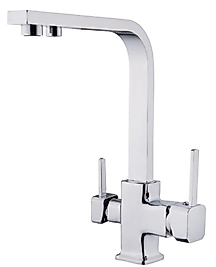 KARE ARITMALI  MUTFAK BATARYASI KROM