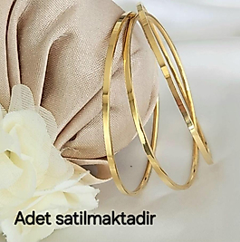 23cm  Sade klasik Ajda Çelik Bileklik