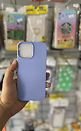 iPhone 13 Pro Max Soft Lansman Telefon Kılıfı Lila