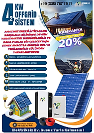 4,2 KW OFFGRİD SİSTEM-1