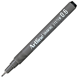 ARTLINE ÇİZİM KALEMİ DRAWING SYSTEM 236 0.6 SİYAH A-EK-236 BLACK
