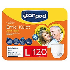 Canped Emici Külot Büyük (L) 120 Adet
