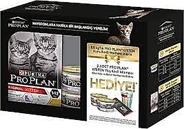 Pro Plan Pro Plan Yavru Kedi Başlangıç Seti (1,5 Kg Kuru Mama 2 Adet Yavru Kedi Konservesi Ölçü Kabı ve Bakım