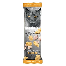 ProChoice Softy Bites Tavuklu ve Peynirli Yumuşak Kedi Ödül Maması 10gr