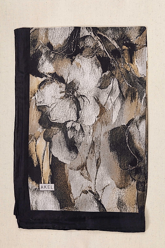 FLOOR İPEK ŞAL EL DİKİŞİ DESEN-2