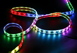 Led Şerit 5050 Rgb İç Mekan 3 Çipli 5Mt 60 Ledli