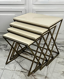 X Zigon - Eskitme Gold (Krem mdf tablalı)