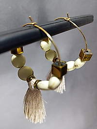 TURKUAZ PÜSKÜLLÜ HALKA KÜPE