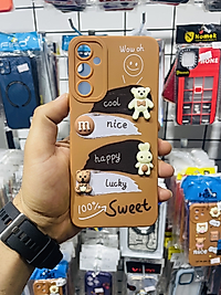 Samsung Galaxy A05s Ayıcık Kabartmalı Telefon Kılıfı
