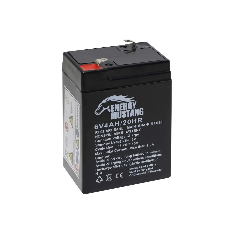 6V 4 Ah Kuru Akü ENERGY MUSTANG (ORBUS)