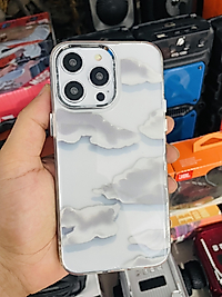 iPhone 14 Pro Max Bulut Desen Telefon Kılıfı