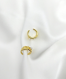 İnci Detaylı Minik Çelik Ear Cuff (kıkırdak küpe)