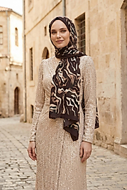 Spring kamuflaj desen şal