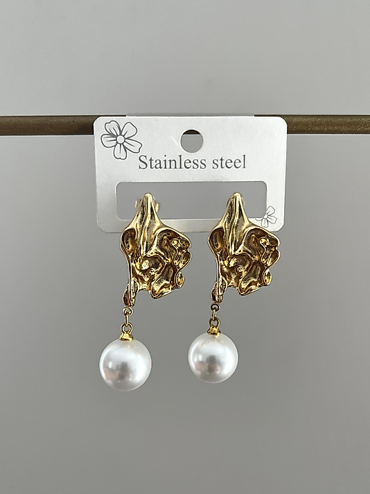 Çelik İnci Serisi Sallantılı Küpe