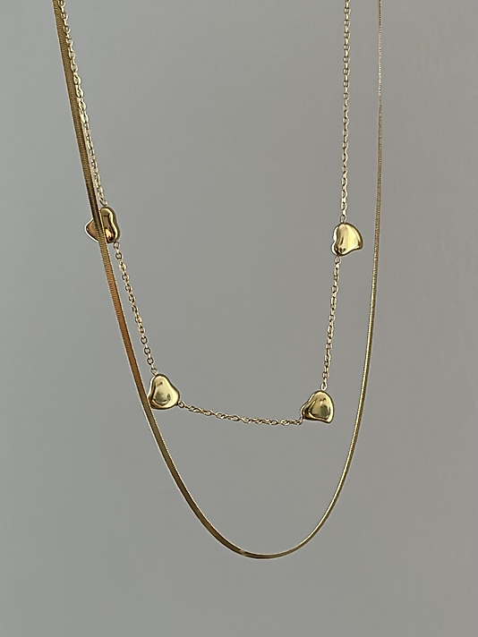 Çelik 2’li Bombe Kalp Kolye