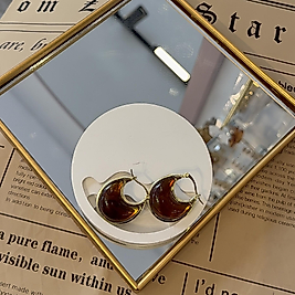 Kahverengi Sepet Küpe