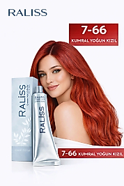 RALİSS SAÇ BOYASI 60 ML. (7-66 KUMRAL YOĞUN KIZIL)