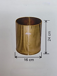 Gold Paslanmaz Çöp Kovası Otel Oda Tipi ( KDV DAHİL )