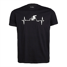 Evolite Cycling T-shirt Bisiklet, Kalp Atışı 3064 - Siyah