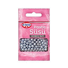 Dr. Oetker Pasta Süsü Gümüş İnci 10 Gr