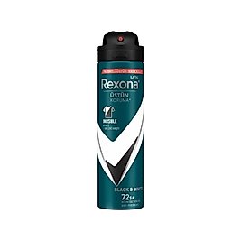 REXONA MEN ERKEK SPREY DEODORANT BLACK&WHITE 72 SAAT KESİNTİSİZ ÜSTÜN KORUMA 150 ml