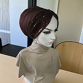 Aci kahve abiye bone ( dolgulu)