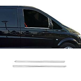 Volkswagen T5 Caravelle Cam Çıtası (2Parça) 2003-2010 Arası Paslanmaz Çelik