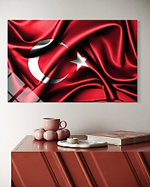 Bayraklı Cam Tablo