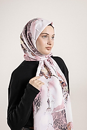 FLOOR İPEK ŞAL EL DİKİŞİ DESEN-1