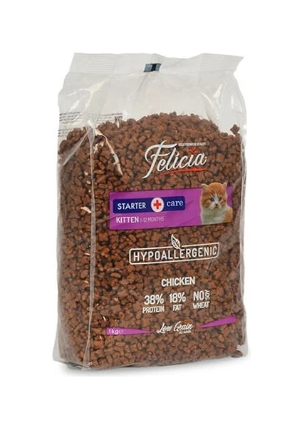 Felicia Hypoallergenic Tavuklu Düşük Tahıllı Yavru Kedi Maması 1 kg