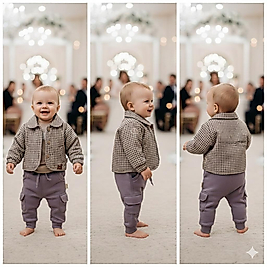 ŞIK DESENLİ LÜX 3'LÜ TAKIM