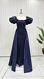 Kardelen Lacivert Abiye