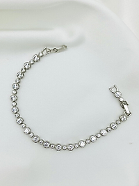 Xuping Yuvarlak Suyolu Çelik Bileklik(SILVER)