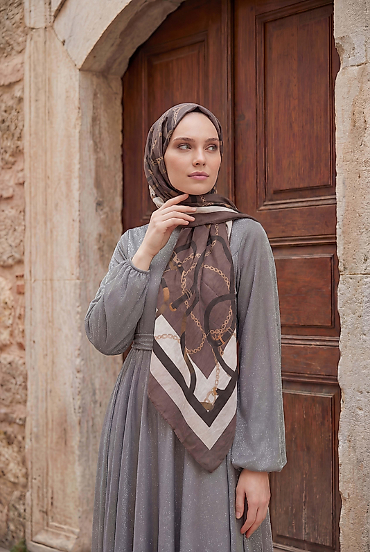 Spring Halka Desenli Şal