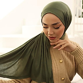 Silkhome Penye Şal Haki