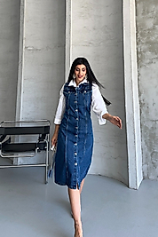 SIFIR KOLLU KOT ELBİSE