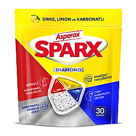 Asperox Sparx Diamond Bulaşık Makinesi Kapsül 30'lu