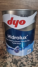 Dyo Hidrolux Su Bazlı Parlak Ahşap Ve Metal Boya Beyaz 2.5 Lt