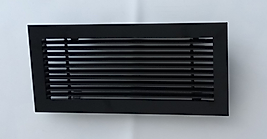 45x25 Lineer Menfez İç Ölçü Mat Siyah