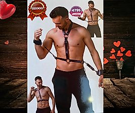 BDR-15 Deri Fetish Set Erkek