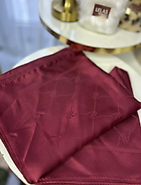 Armine Parlak Jakar Şal-Bordo