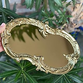 Fenomen Gold Metal Lüks Sunum Tepsisi (Adet)