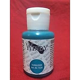 İpek Boyası Turkuaz 50 ml. W-1536