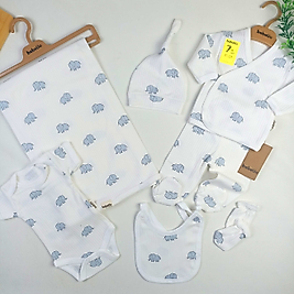 Elephant Raporlu Kumaş 7 Parça Hastane Çıkışı