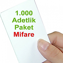 500 adet 1.Sınıf MIFARE Kart