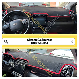 Citroen C3 Aircross Konsol Torpido 3D Koruma